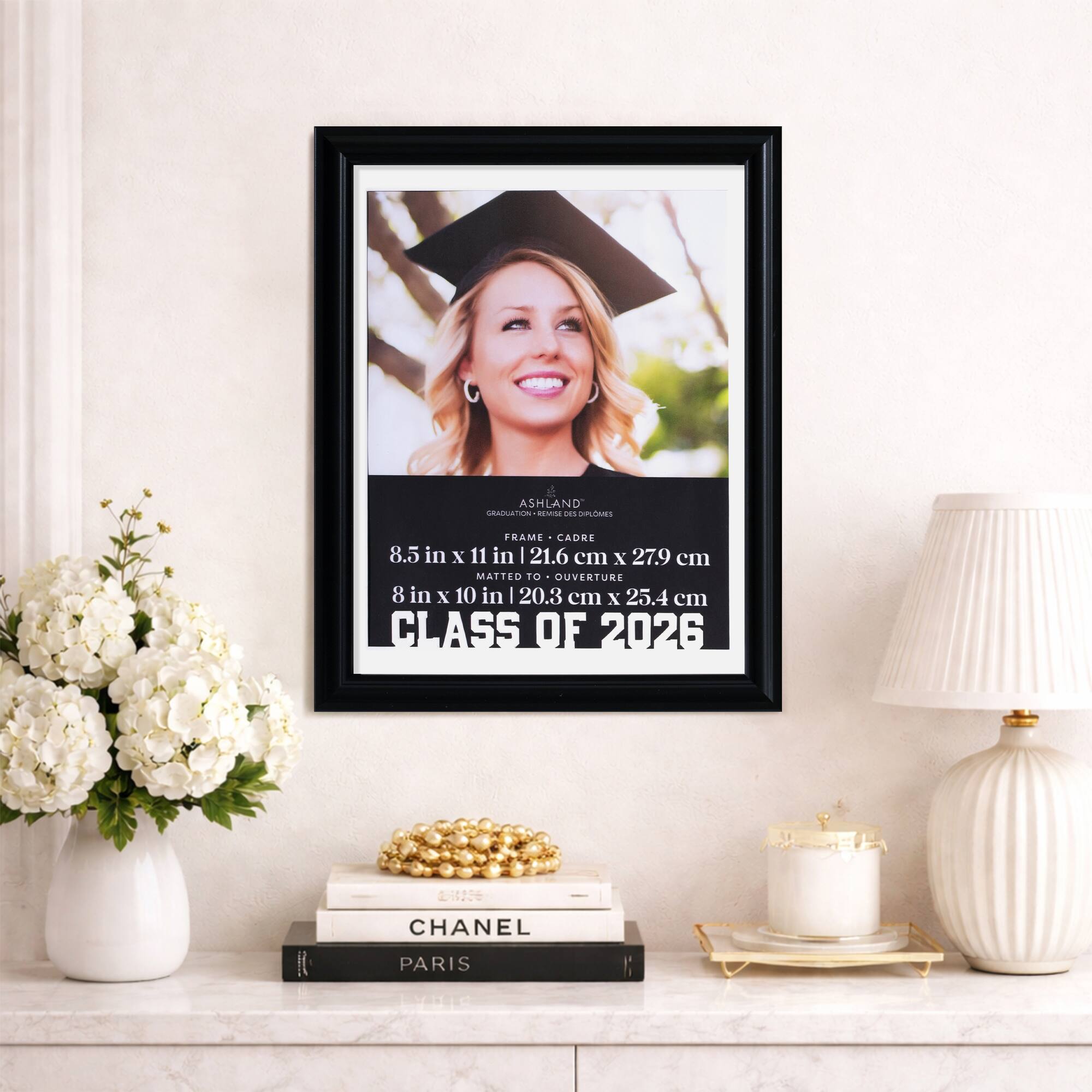 8" x 10" Black Class of 2026 Matted Wall Frame, Graduation by Ashland®